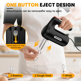 Lord Eagle compact design; ergonomic handle reduces wrist fatigue