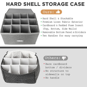 LotFancy drinkware chest with reinforced handles for easy carrying at events