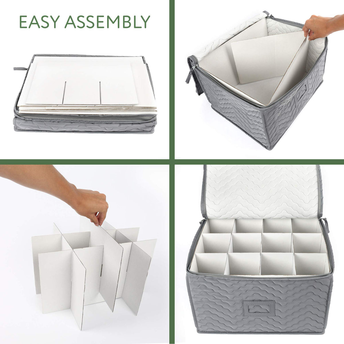LotFancy dust-protection design keeps dishes clean between uses