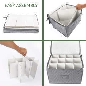 LotFancy dust-protection design keeps dishes clean between uses