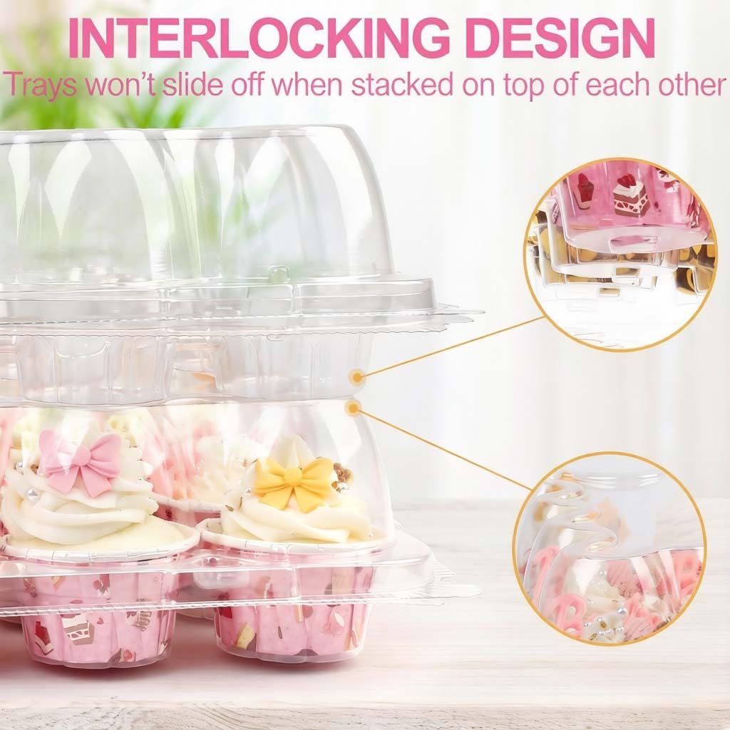 LotFancy internal cone supports maintain lid shape and decorations.