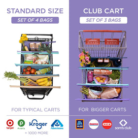 Lotus Club Cart insulated food bag keeps perishables cool during transit