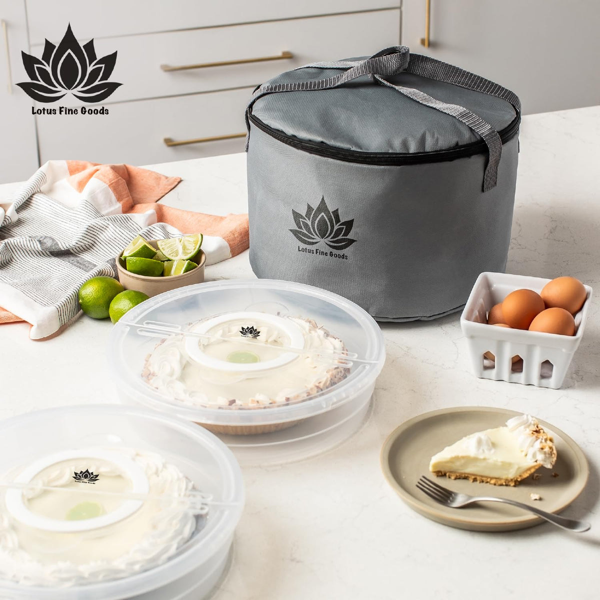 BPA-free ABS construction ensures durable, safe transport of baked goods.