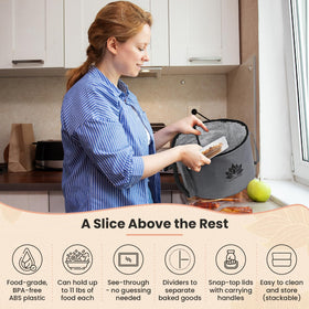 Perfect for potlucks and picnics with reliable on-the-go transport.