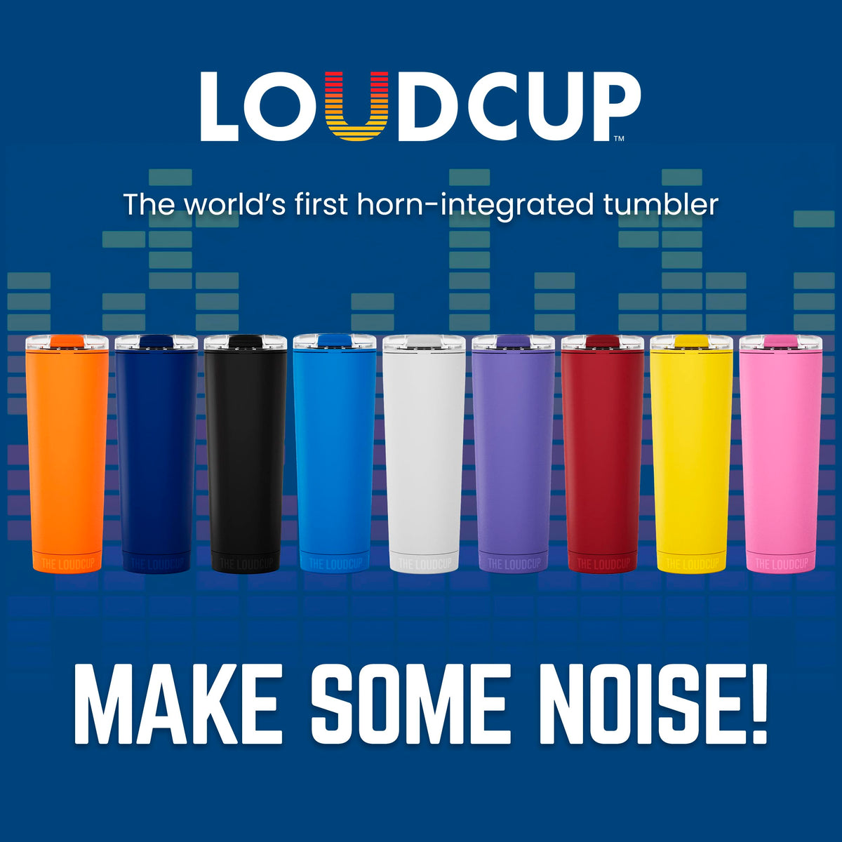 LoudCup easy-clean tumbler simplifies after-game cleanup.