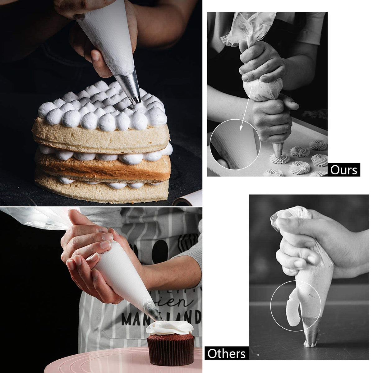 LoveBB textured non-slip surface helps grip for easy squeezing.