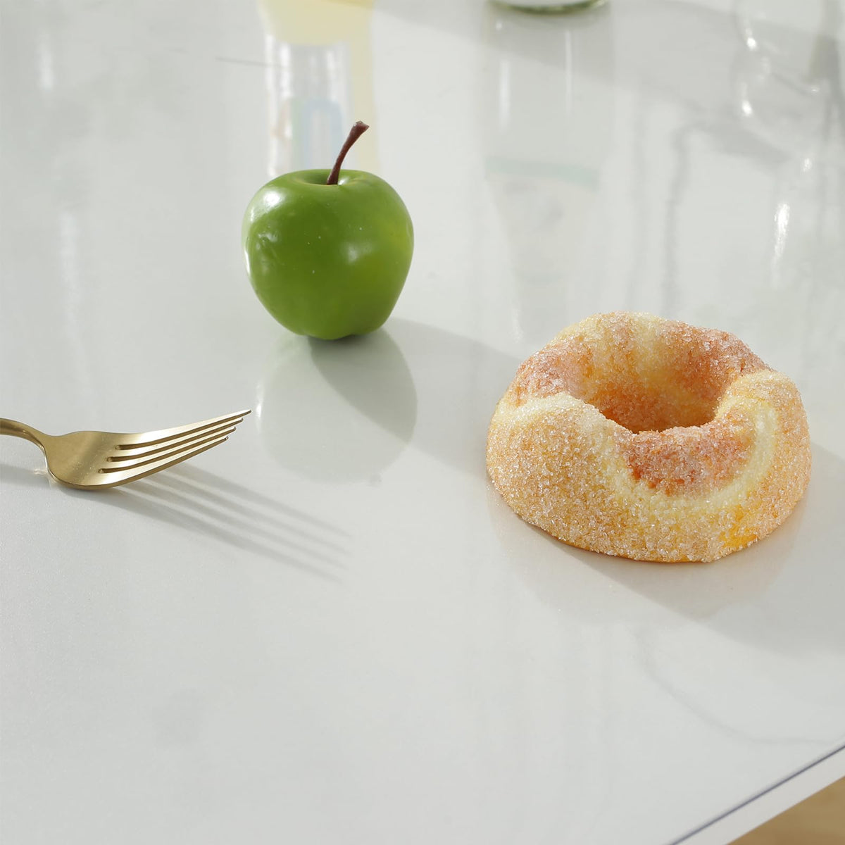 LovePads transparent vinyl cover keeps surfaces clean during everyday use.