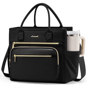 LOVEVOOK insulated lunch bag wide-opening for quick access and organized meal prep.