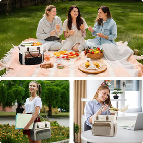 LOVEVOOK large-capacity cooler bag suitable for work and family outings.