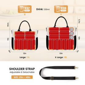 LOVEVOOK leakproof zip ensures secure freshness during commutes