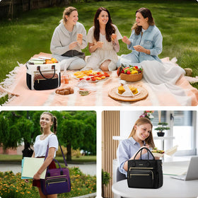 LOVEVOOK multi-use lunch bag suitable for work, school, or outings