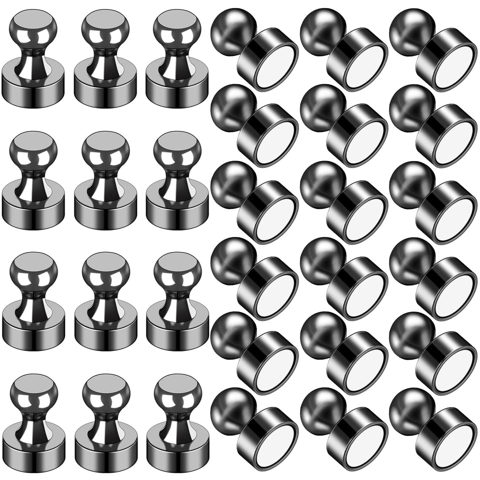 LOVIMAG fridge magnets 30pcs hold notes securely on a fridge or whiteboard.