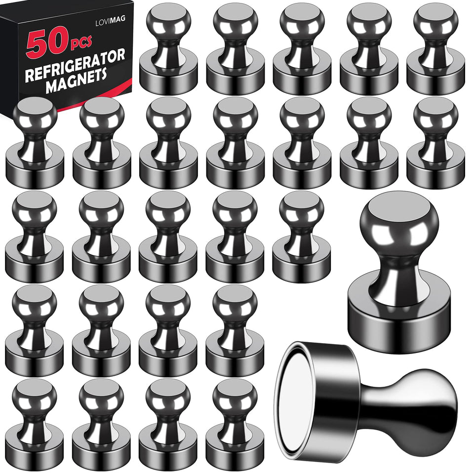 LOVIMAG fridge magnets 50pcs pack keeps notes organized on your fridge