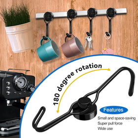 LOVIMAG coating close-up on magnetic hook highlighting durability and finish.