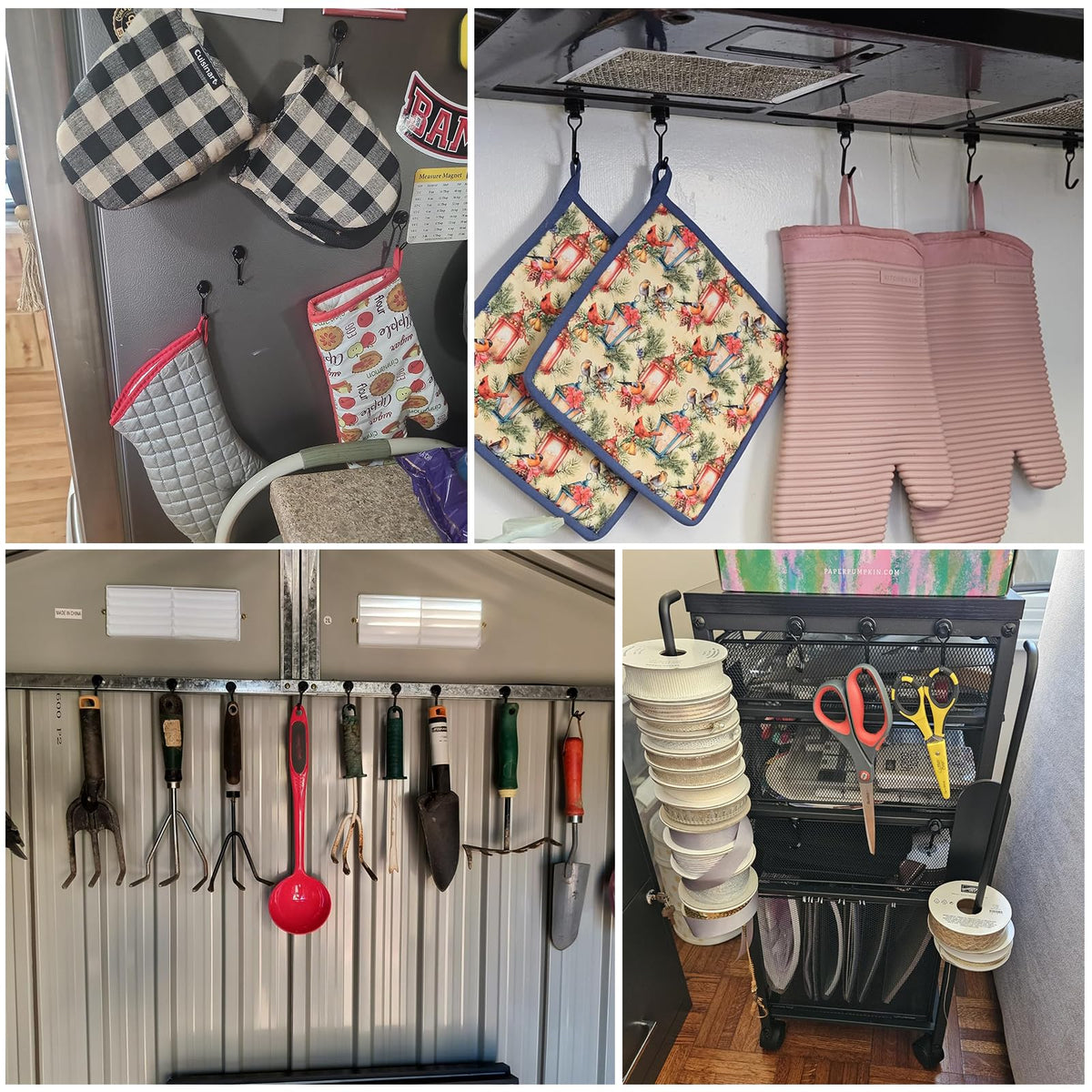 LOVIMAG Fridge Wall Mount keeps cups and kitchenware within easy reach.