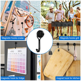 LOVIMAG metal wall mount hook in an office for keys and hats.