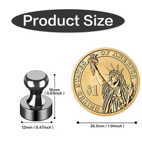 LOVIMAG push pin magnets with durable coating for long-lasting use