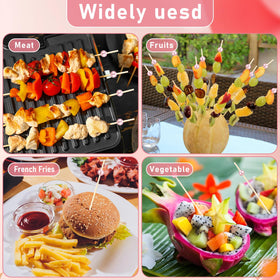 LOYIM pink pearl serving picks for fruit and cheese platters