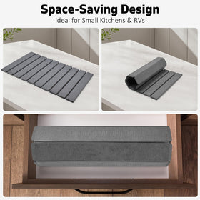 Lprmnnc kitchen counter mat catches moisture keeping surfaces pristine