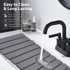Lprmnnc multi-purpose drying mat supports cups, bottles, dishes