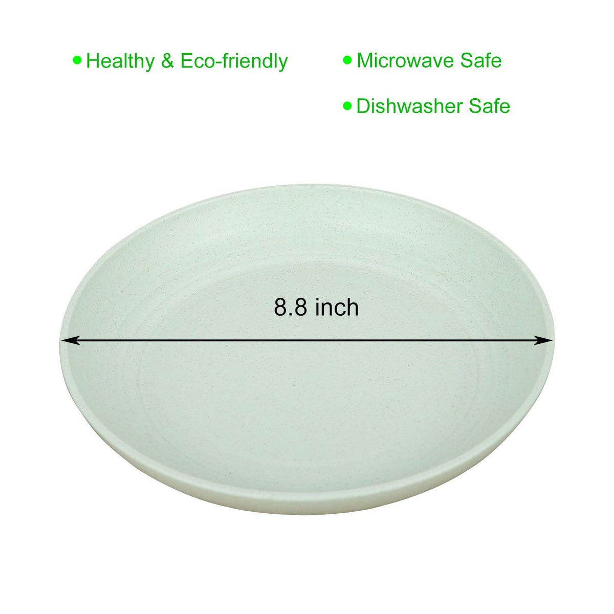 LuckyZone 8.8-inch plate in dishwasher cycle for easy cleaning