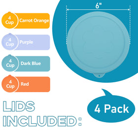 LUVCOSY silicone lid close-up shows tight seal for Anchor Hocking bowls