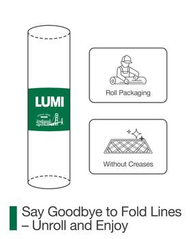 LUMI cushioned surface feels plush under bare feet