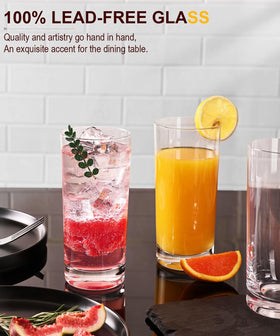 LUNA & MANTA crystal-clear glass closeup highlights its elegant clarity and shine.