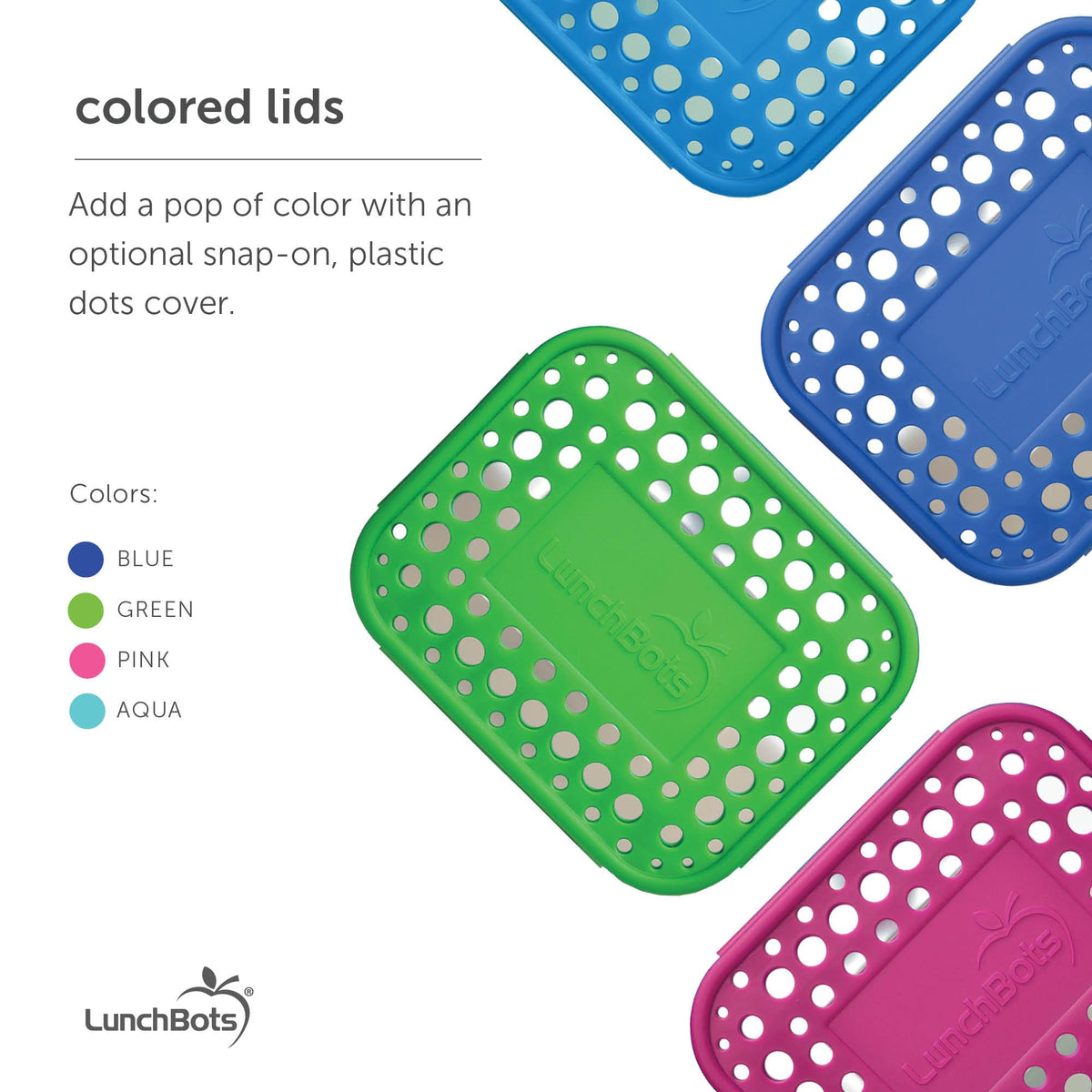 LunchBots Medium Uno all-in-one design replaces multiple boxes for convenience.