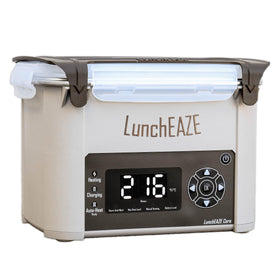 LunchEAZE Core Gen 2 cordless heated lunchbox demonstrates portable heat for on-the-go meals