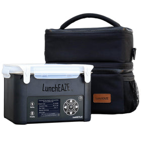 LunchEAZE XL cordless heated lunchbox heats meals on the go for warm lunches.
