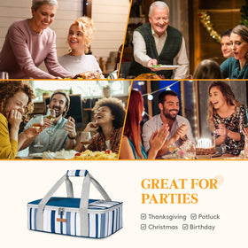 LUNCIA use scenario at potlucks and picnics for convenient serving