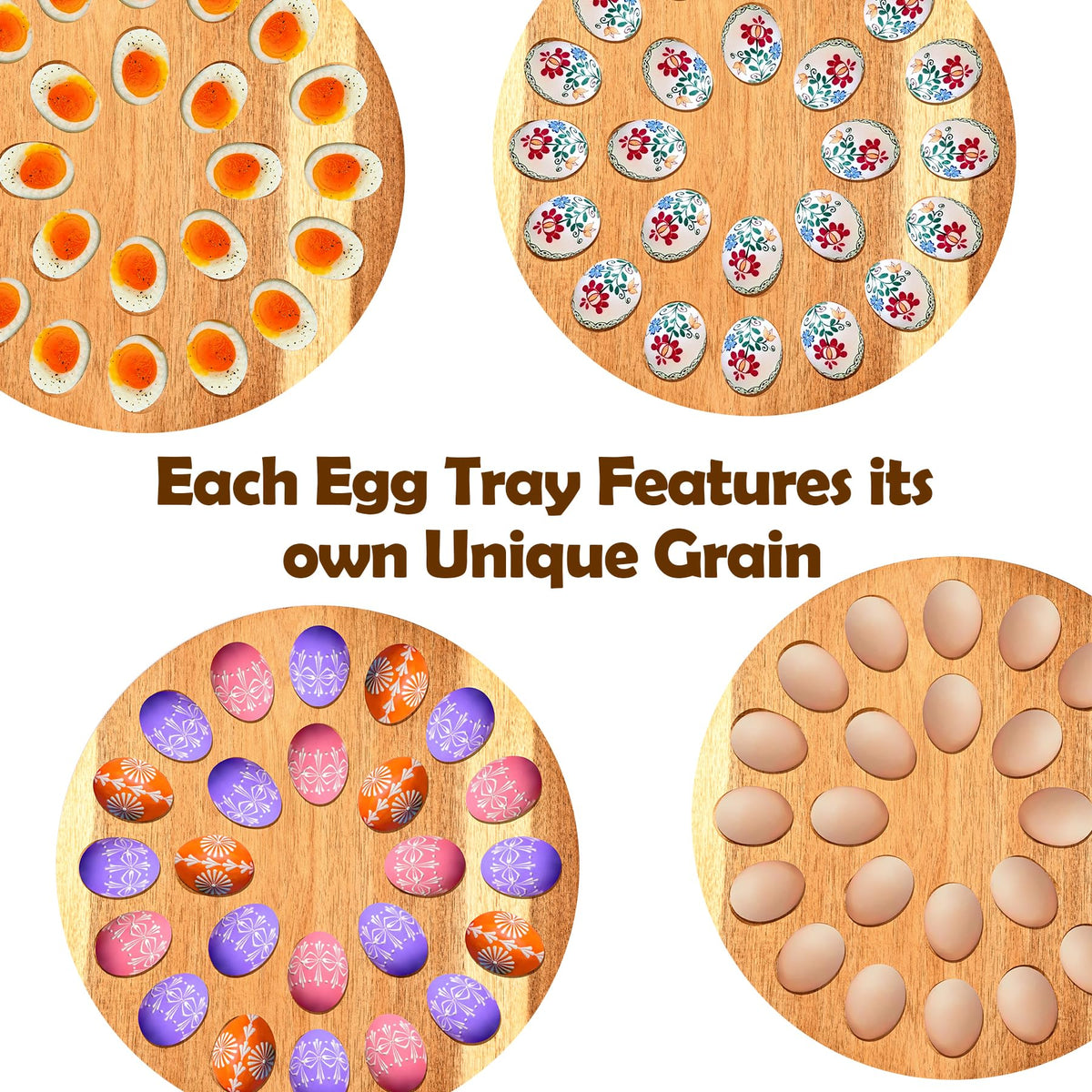 Luraxquty deviled egg slicer enables even halves quickly.