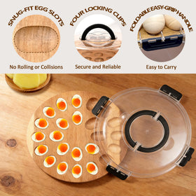 Luraxquty injector piping tools set for decorating deviled eggs.