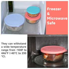 LUVCOSY microwave-safe lid suitable for quick reheats.