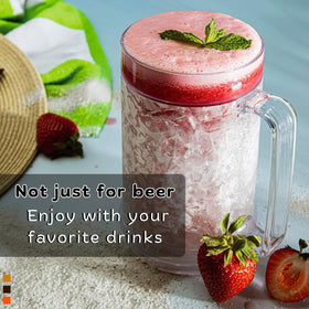 Luxail outdoor beer glass ideal for summer events and poolside sipping.
