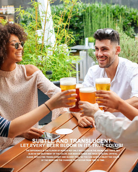 Luxu pint glasses 20oz packaging-safe delivery ensures glass protection.