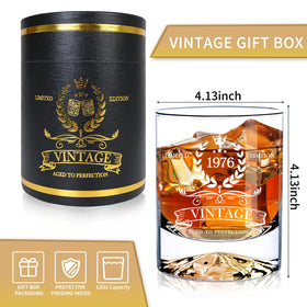 LUXULISH 50th birthday gift for men, stylish and meaningful.