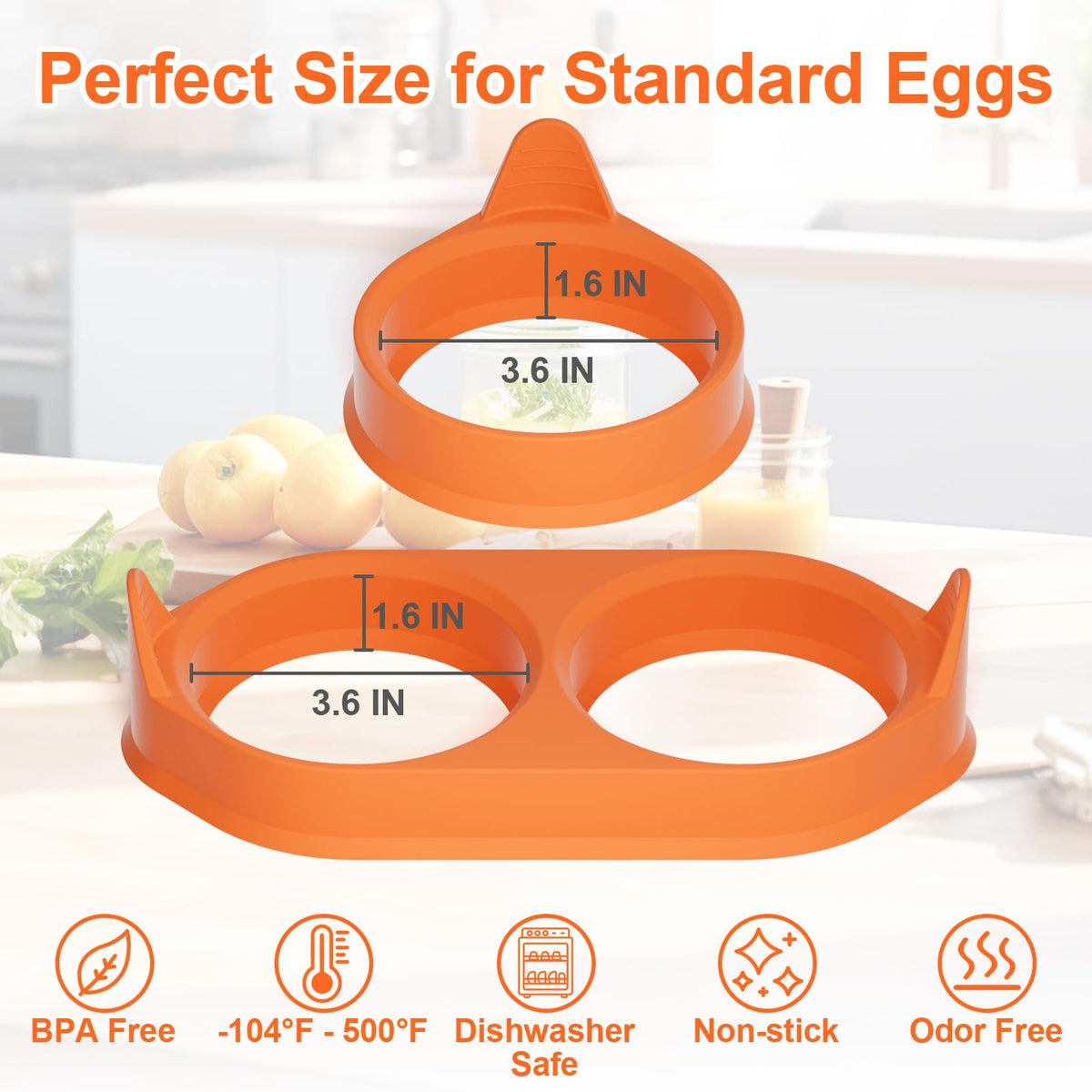 LYNG single and double mold options help batch-cook breakfasts