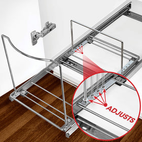 Cabinet fits within an 11-inch opening with 10-1/8 inch width.