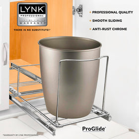 Under-sink installation demonstrates space-saving access.