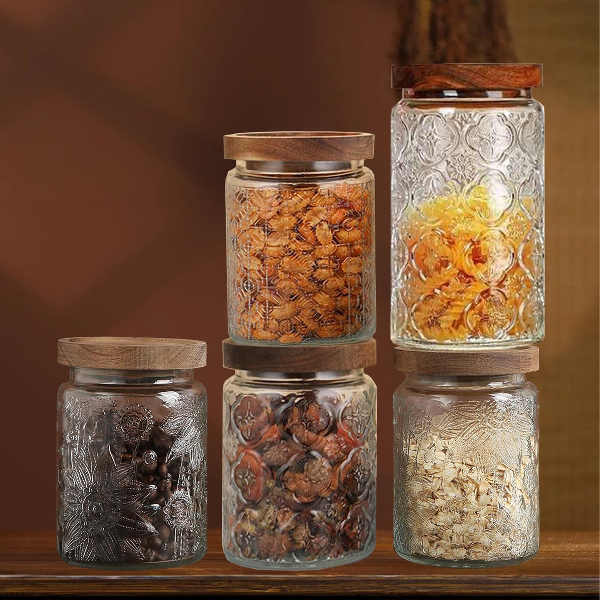 LYXFZQ two-pack storage jars are practical and gift-ready