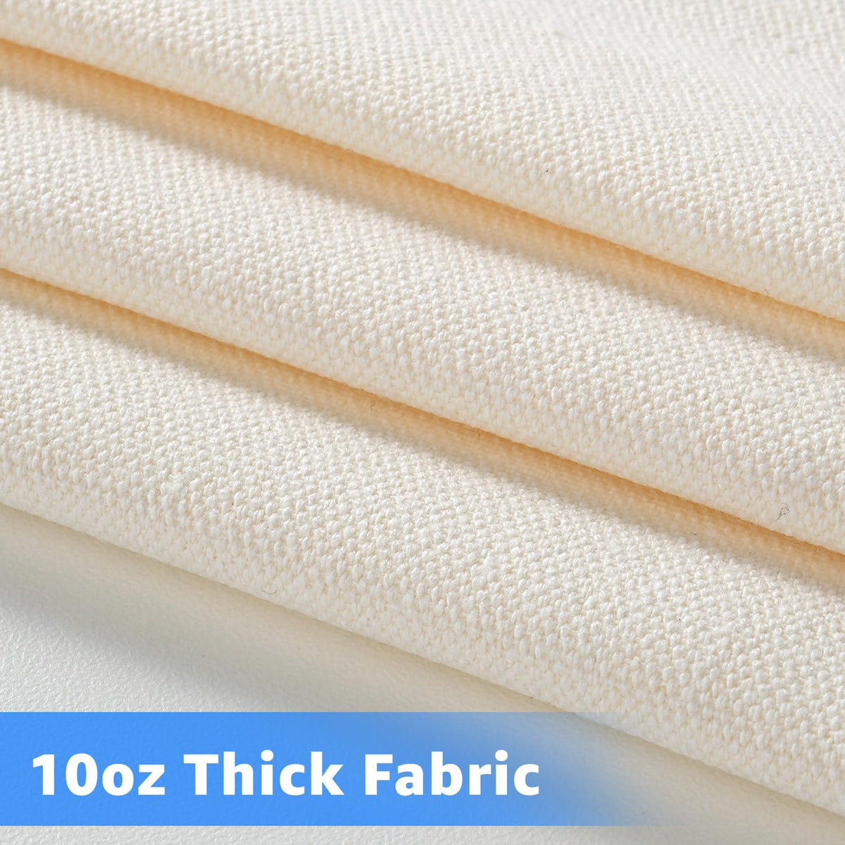 Lzerking blank canvas tote texture showcases durable blend ideal for customization