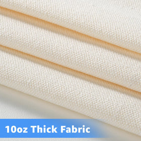 Lzerking blank canvas tote texture showcases durable blend ideal for customization