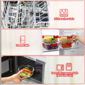 M MCIRCO borosilicate glass offers durability and safe reheating in kitchen appliances.