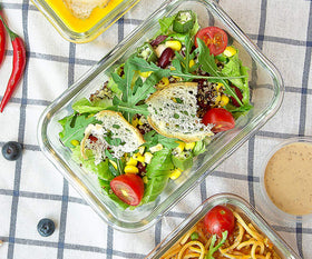 M MCIRCO meal prep set supports portion control and on the go meals.