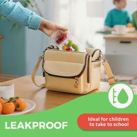 MACTANO leak-proof lids keep snacks fresh and prevent spills.
