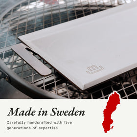 Made In seasoning develops a natural non-stick surface with regular use.