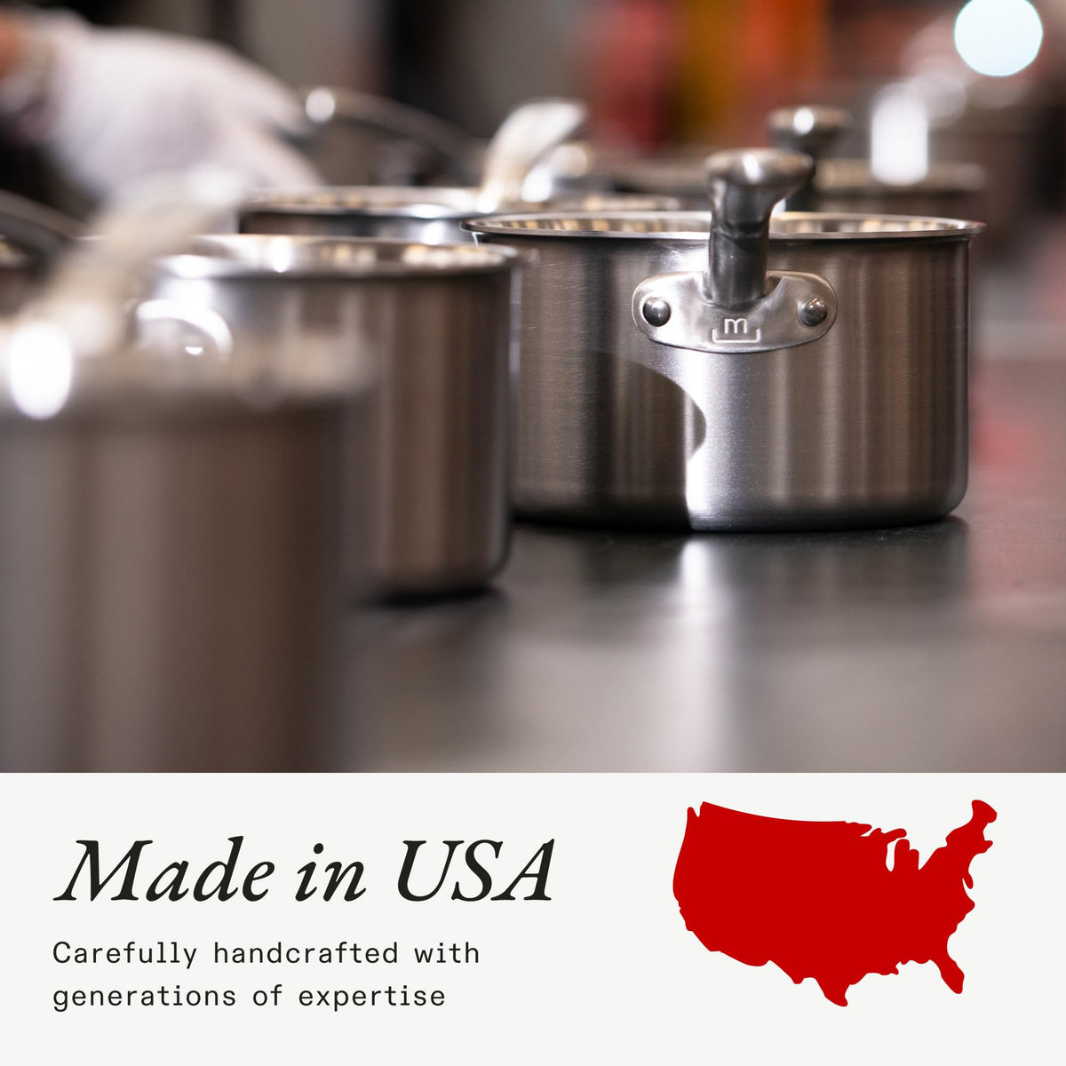 Professional kitchen performance from Made In stainless clad frying pan