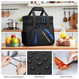 Maelstrom five-layer insulation preserves temperature for extended meals.